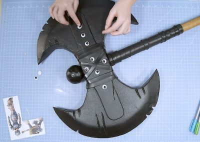 Adding the Final Details to Astrid’s Axe