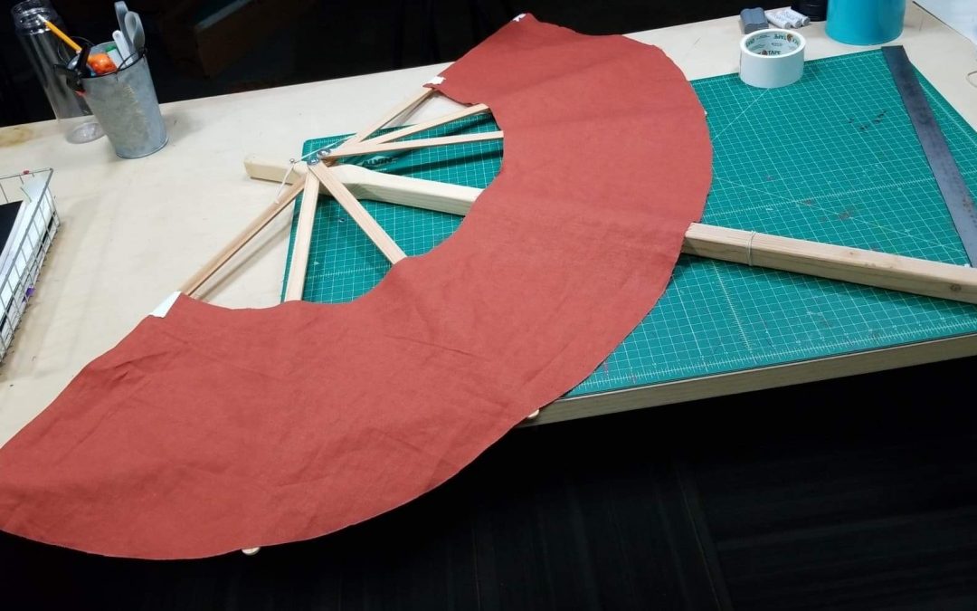 Adding Fabric to Our Glider with CosBond Attach & Build